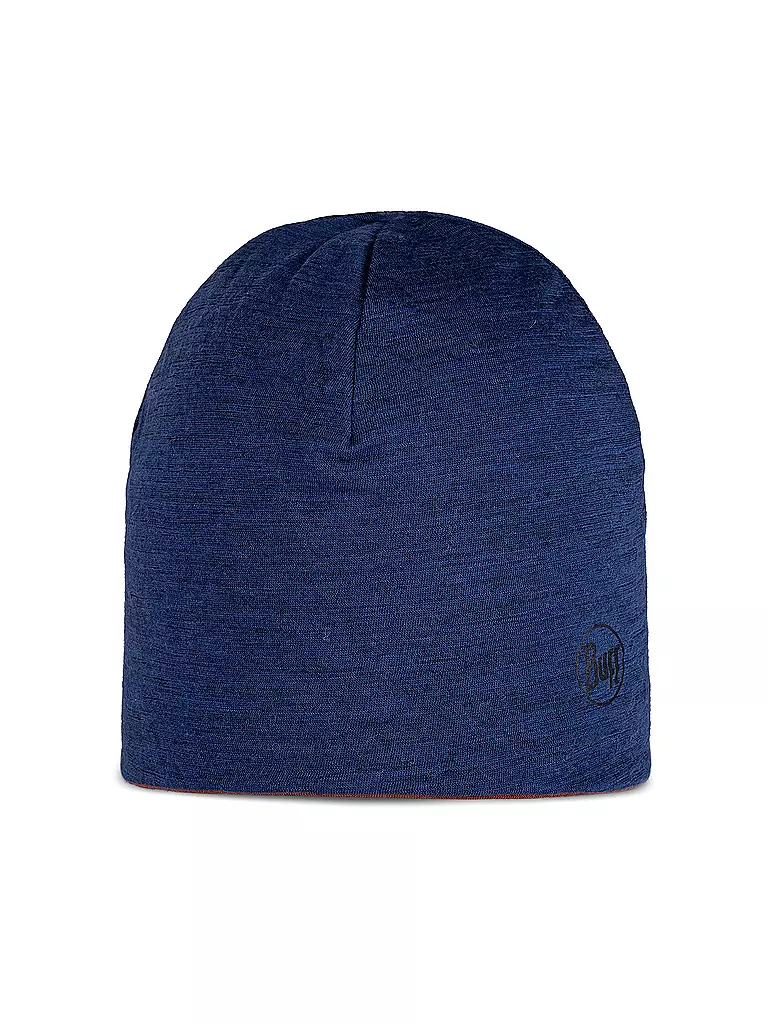 BUFF | Gorro infantil ligero de merino reversible | Azul oscuro