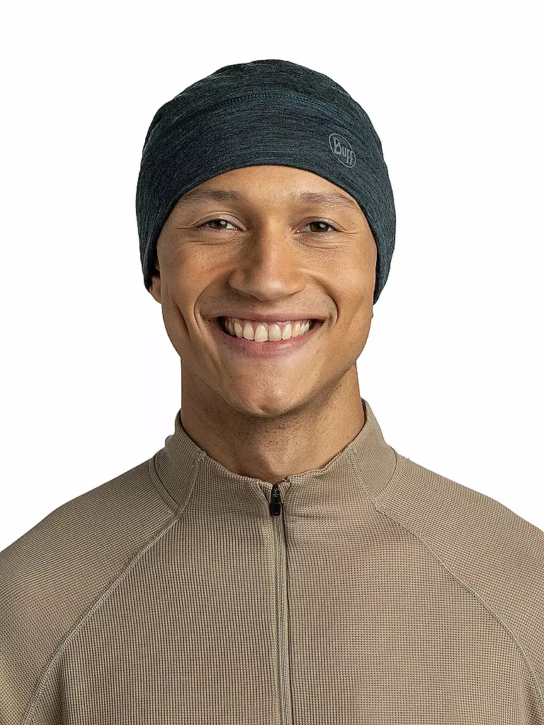 BUFF | Gorro Lightweight Merino Wool | Verde oscuro