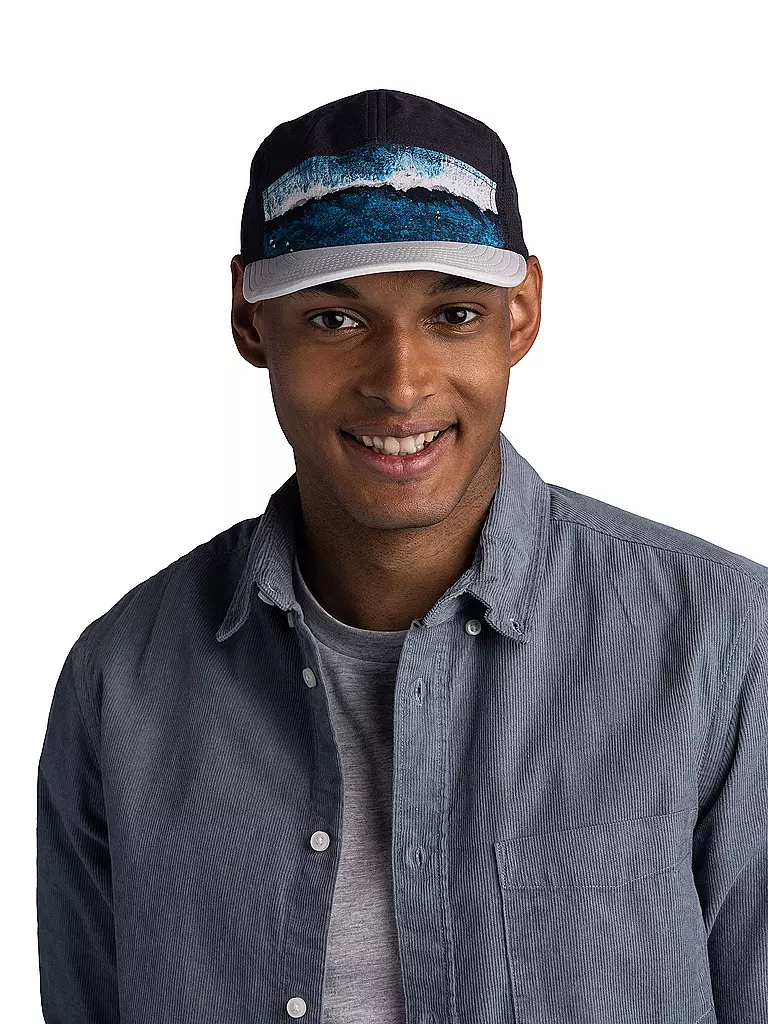 BUFF | Kappe Run Cap 5-Panel | Azul oscuro