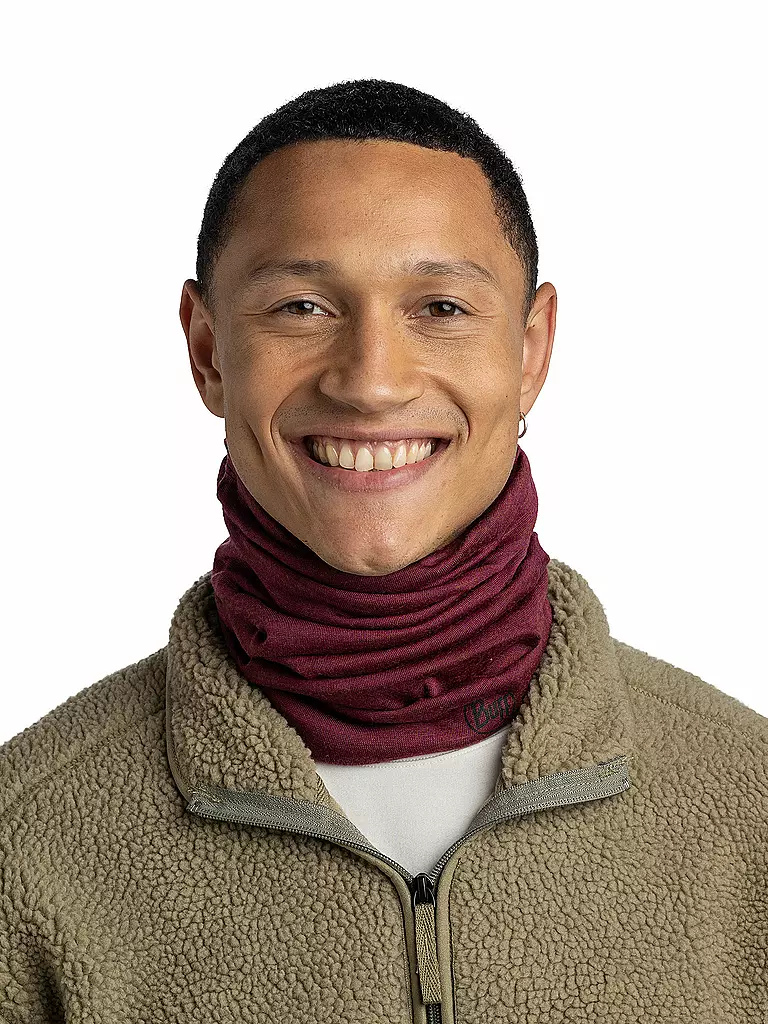 BUFF | Multifunción Midweight Merino | Rojo oscuro