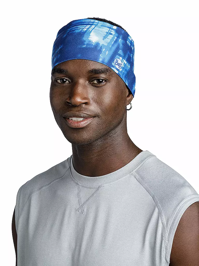 BUFF | Stirnband CoolNet UV® Wide | Azul