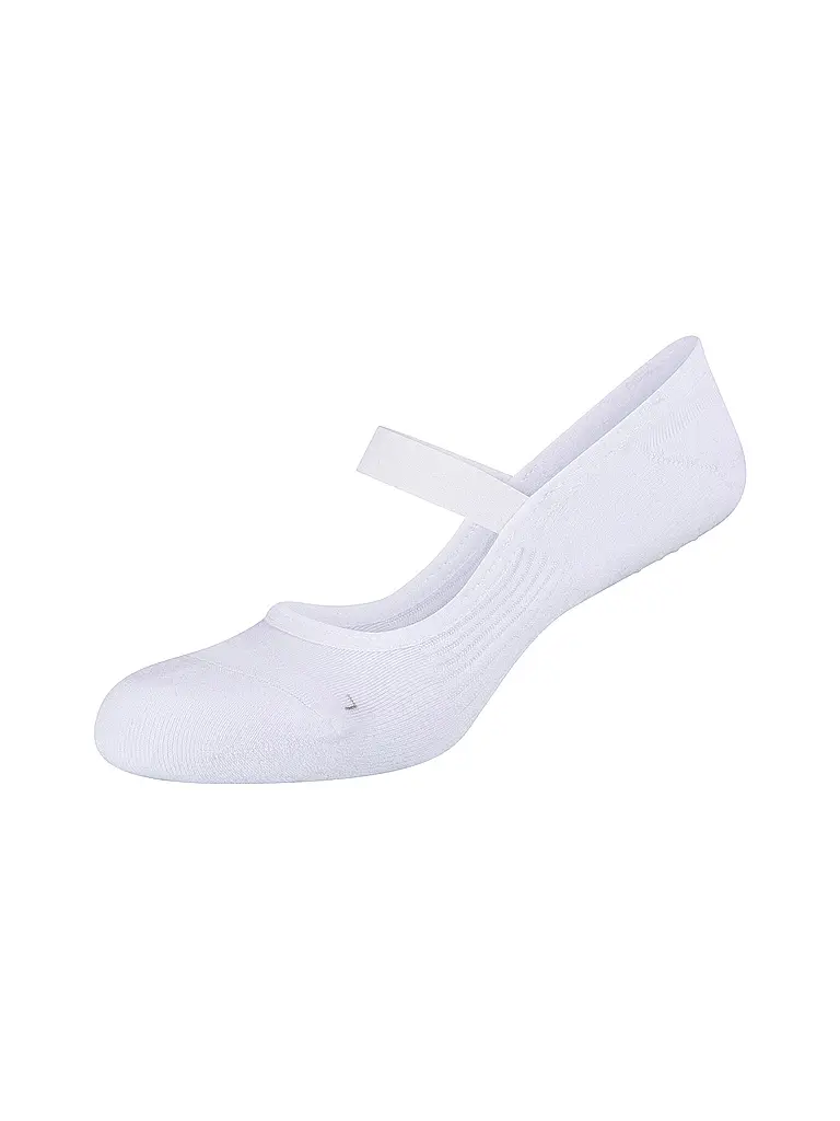 CAMANO |  Damen Yoga Footies 1er Pkg.  | Blanco