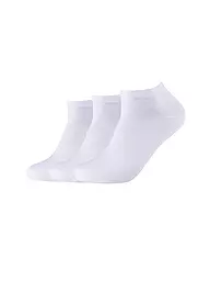 CAMANO | Calcetines sneaker, paquete de 3 | Blanco