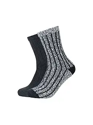 CAMANO | Calcetines de ocio para hombre Cosy Mouline, paquete de 2 | Negro