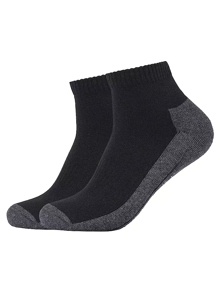 CAMANO | Calcetines de tiempo libre Bamboo Pro Tex, paquete de 2 | Negro