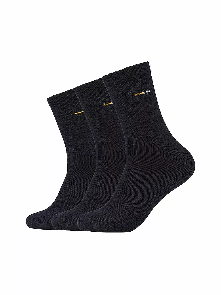 CAMANO | Calcetines deportivos unisex, paquete de 3 | Negro