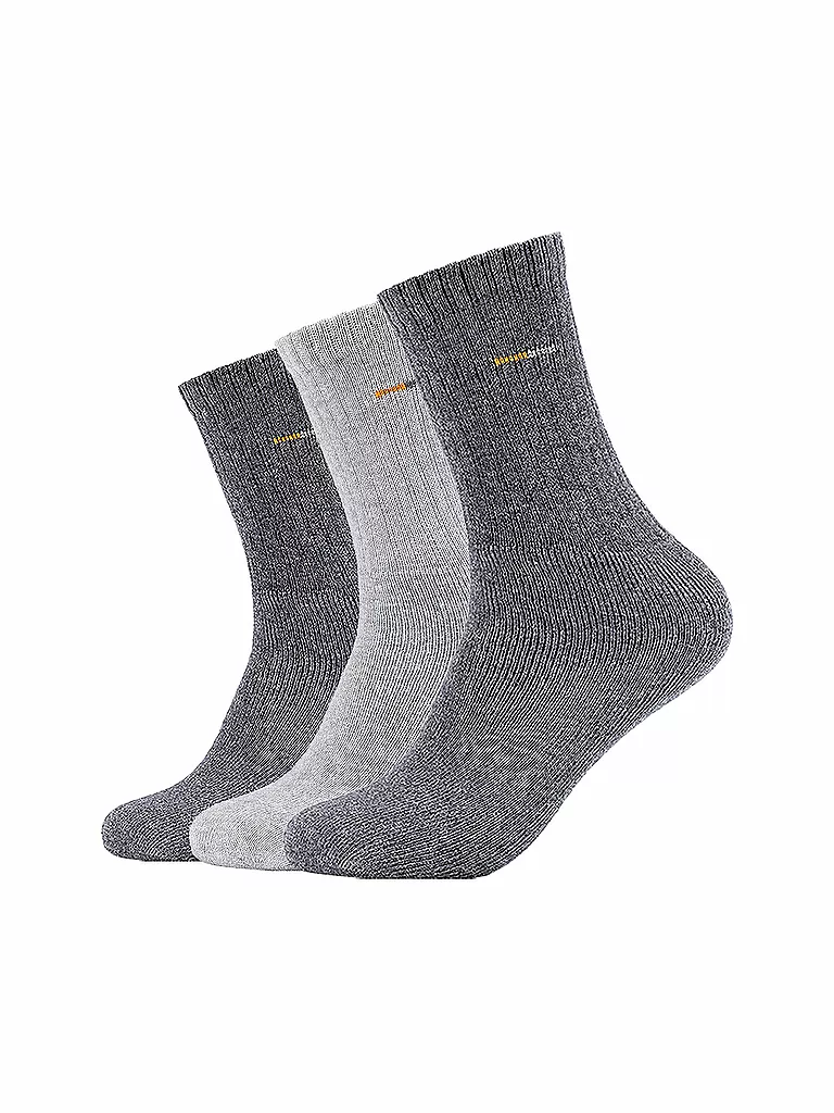 CAMANO | Calcetines deportivos unisex, paquete de 3 | Gris