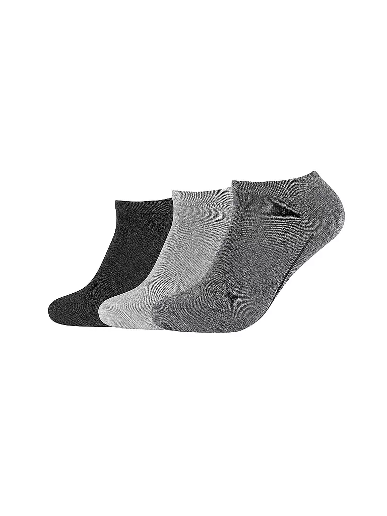 CAMANO | Calcetines invisibles para hombre, paquete de 3 | Gris