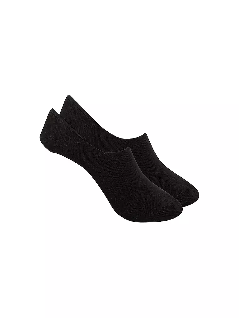 CAMANO | Calcetines invisibles para zapatillas, paquete de 2 | Negro