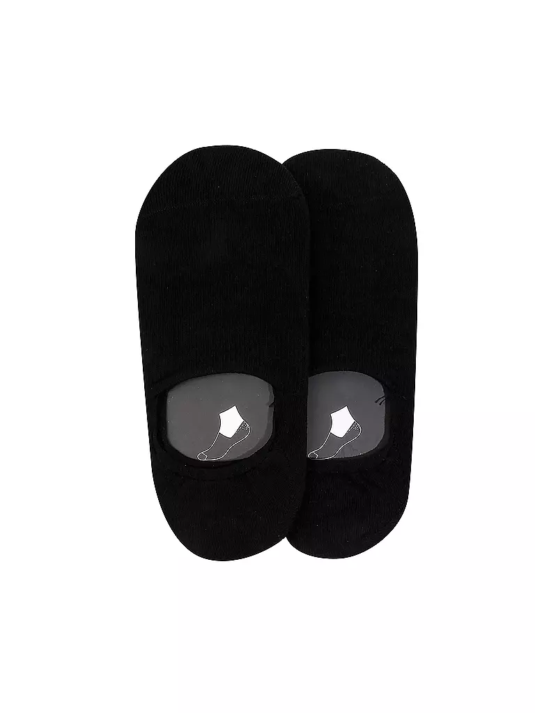 CAMANO | Calcetines invisibles para zapatillas, paquete de 2 | Negro
