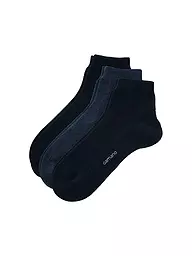 CAMANO | Calcetines invisibles para hombre, paquete de 3 | Azul