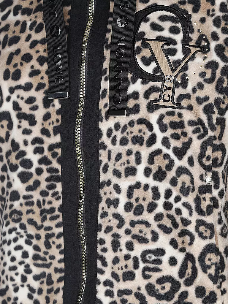 CANYON | Damen Sweatjacke Leo | Camel