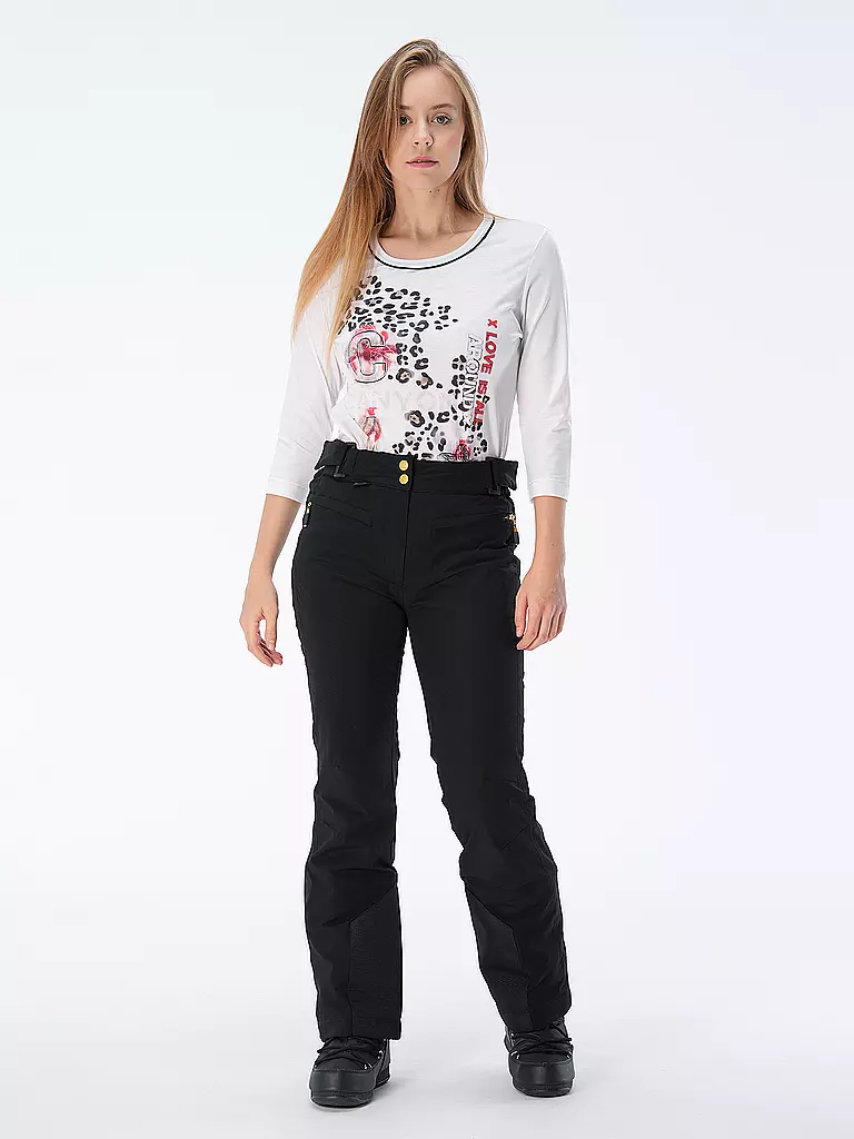 CANYON | Damen T-Shirt Leo Print | Blanco