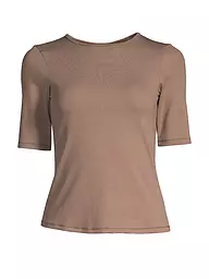 CASALL | Damen Fitnessshirt Rib | Camel