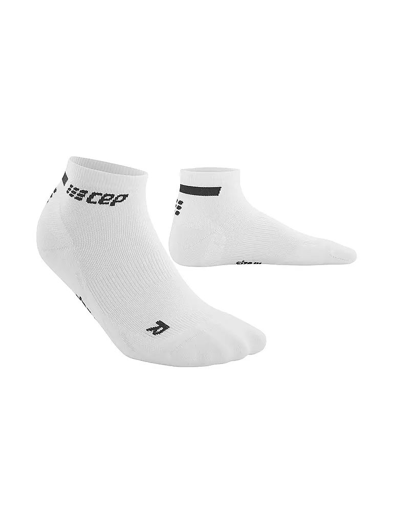 CEP | Herren Laufsocken Low Cut Socks 4.0 | Blanco