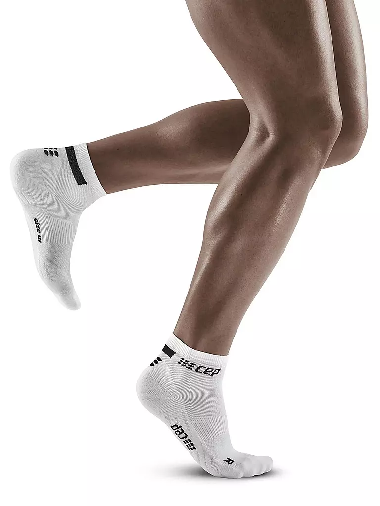 CEP | Herren Laufsocken Low Cut Socks 4.0 | Blanco