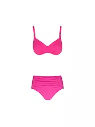 CHARMLINE | Bikini liso de mujer | Fucsia
