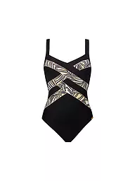 CHARMLINE | Damen Badeanzug Golden Reflection | Negro