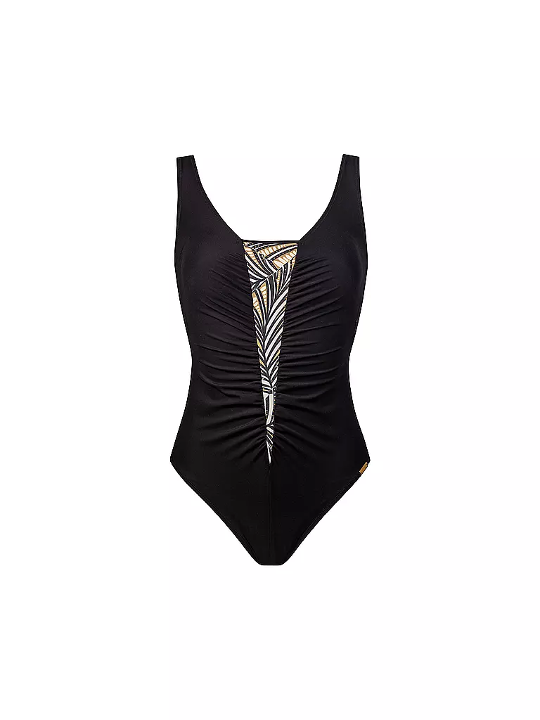 CHARMLINE | Damen Badeanzug GOLDEN REFLECTION | Negro