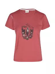 CHILLAZ | Camiseta de escalada Mountain para mujer | Rojo