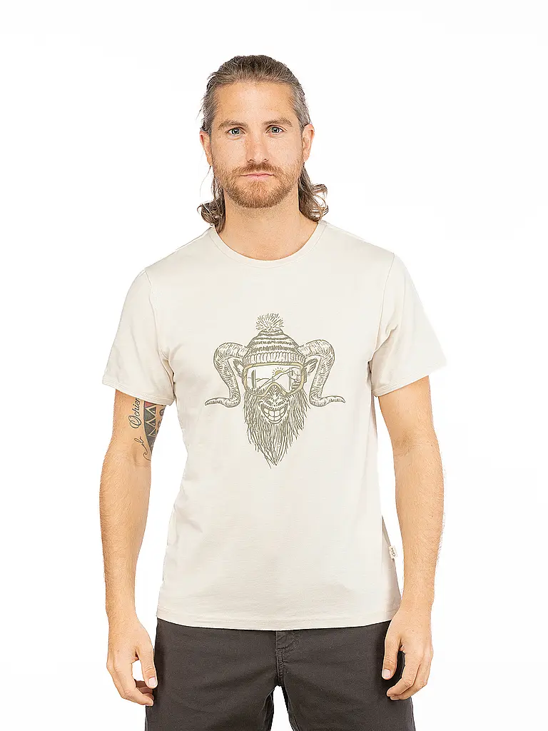 CHILLAZ | Camiseta de escalada para hombre Rock Hero | Beige