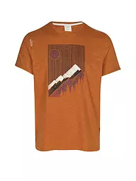 CHILLAZ | Camiseta de escalada para hombre Sunny Mountains | Marrón claro