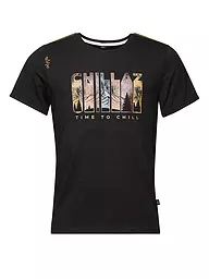 CHILLAZ | Camiseta de escalada para hombre Time To Chill | Negro