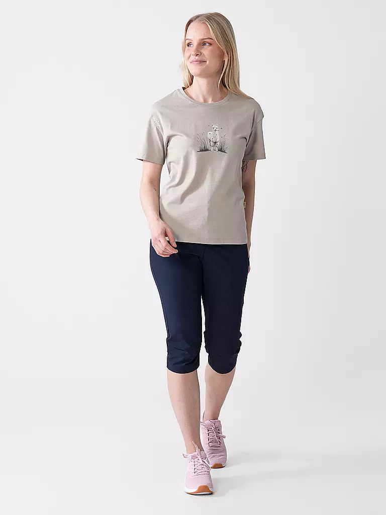 CHILLAZ | Camiseta de escalada para mujer Alpaca Meadow | Beige
