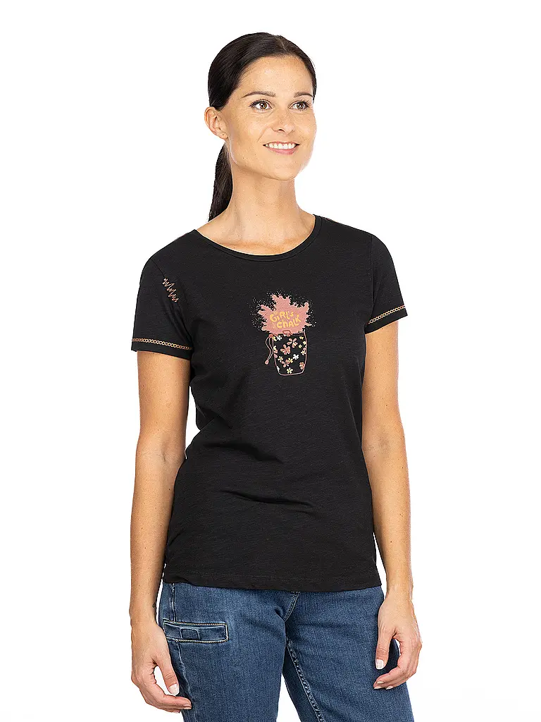 CHILLAZ | Camiseta de escalada para mujer Gandia Talk Chalk |