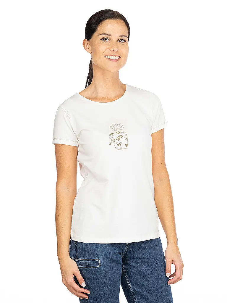 CHILLAZ | Camiseta de escalada para mujer Gandia Talk Chalk |