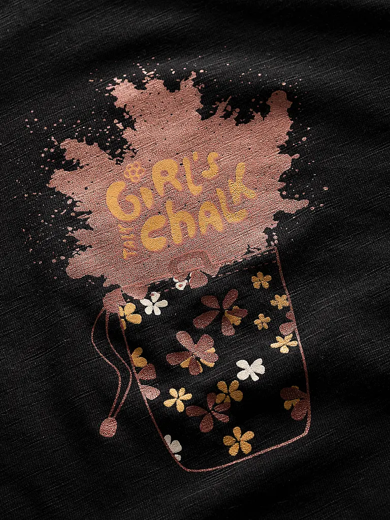 CHILLAZ | Camiseta de escalada para mujer Gandia Talk Chalk |