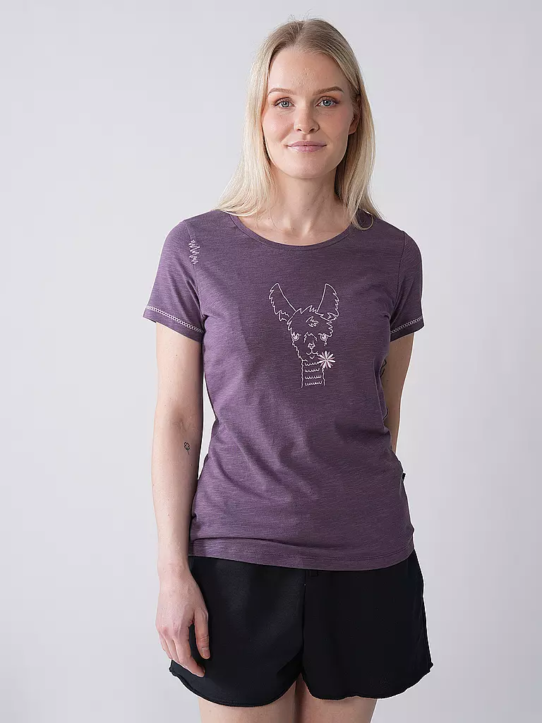 CHILLAZ | Camiseta de escalada para mujer Happy Alpaca |