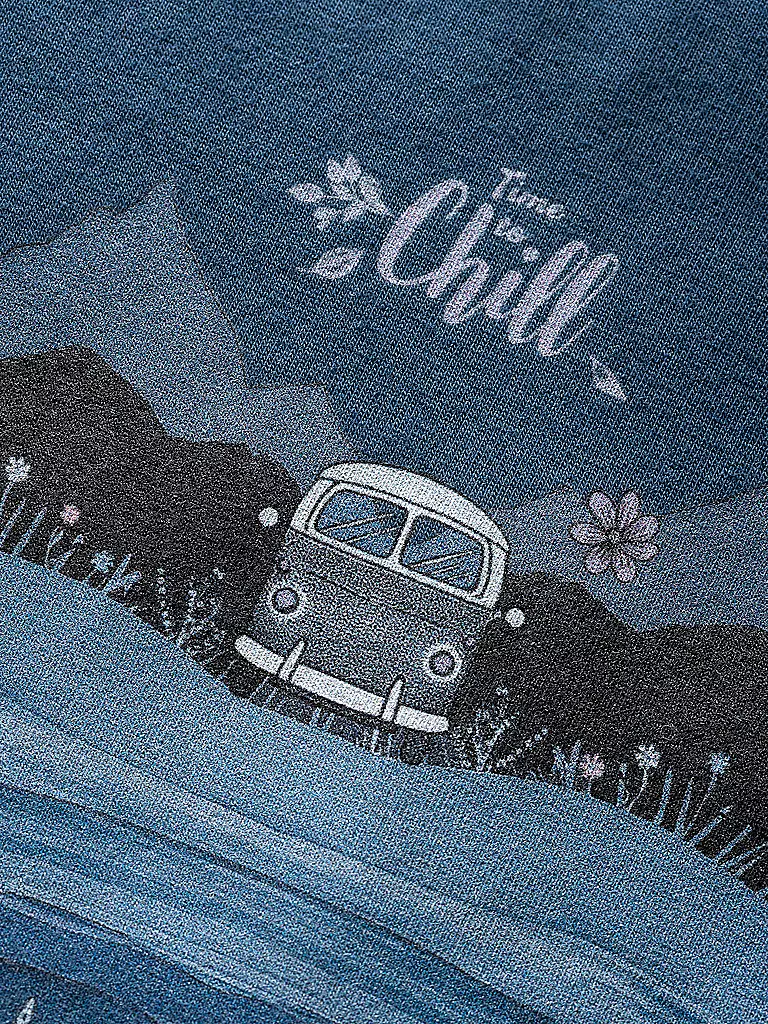 CHILLAZ | Camiseta de escalada para mujer Iseo Time to Chill | Azul oscuro
