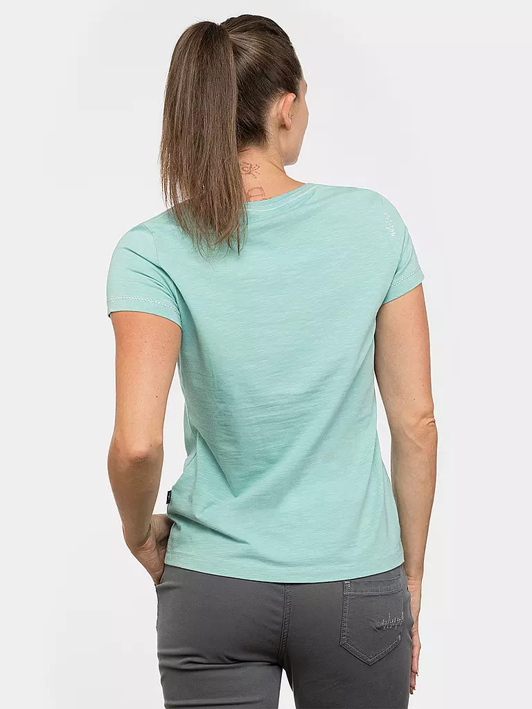 CHILLAZ | Damen Klettershirt Gandia Little Bear Heart | Verde claro