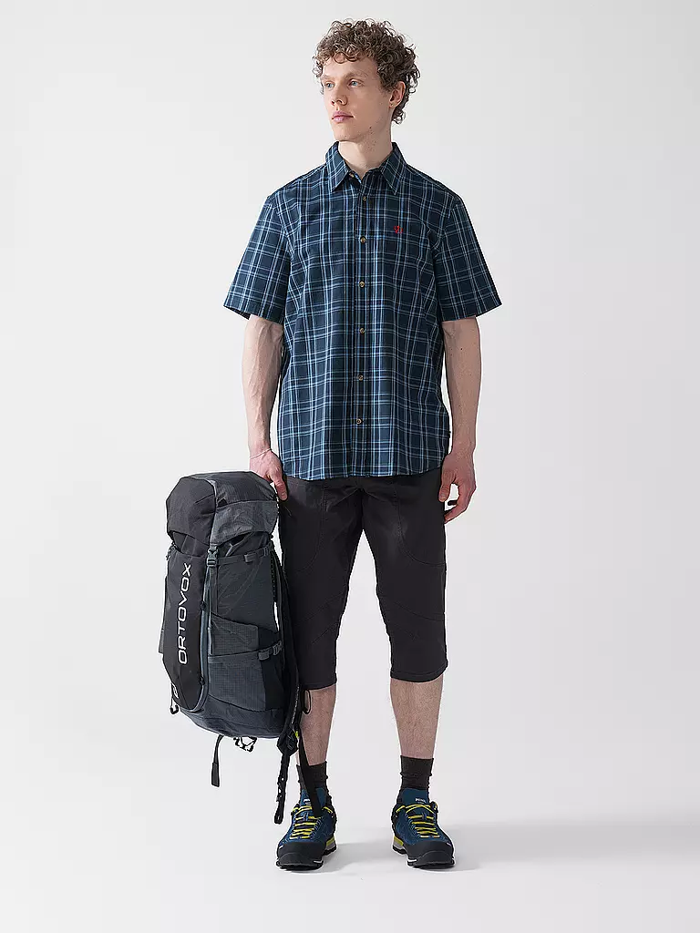 CHILLAZ | Pantalón corto de escalada para hombre Wilder Kaiser 3/4 | Marrón