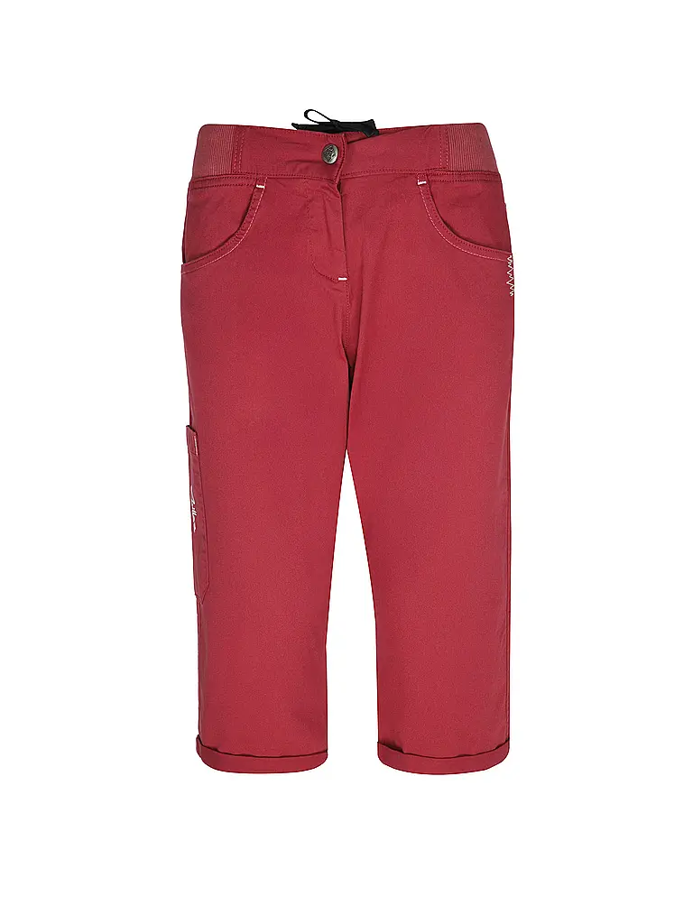 CHILLAZ | Pantalón corto de escalada para mujer Jessy 3/4 | Rojo