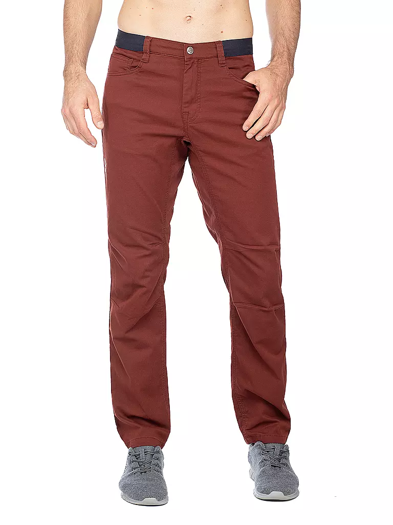 CHILLAZ | Pantalón de escalada Céüse para hombre | Rojo oscuro