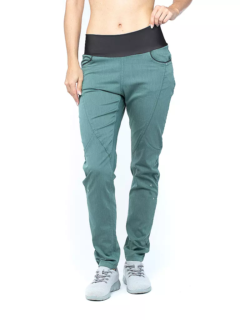CHILLAZ | Pantalón de escalada para mujer Fuji 2.0 | Verde oscuro