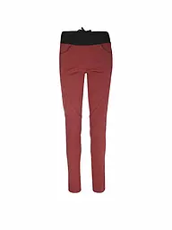 CHILLAZ | Pantalones de escalada Fuji 2.0 para mujer | Rojo oscuro