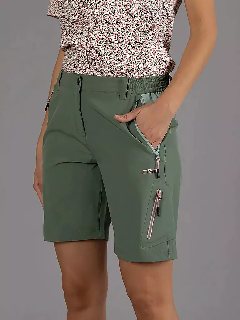 CMP | Damen Short Bermuda Stretch | Verde oscuro