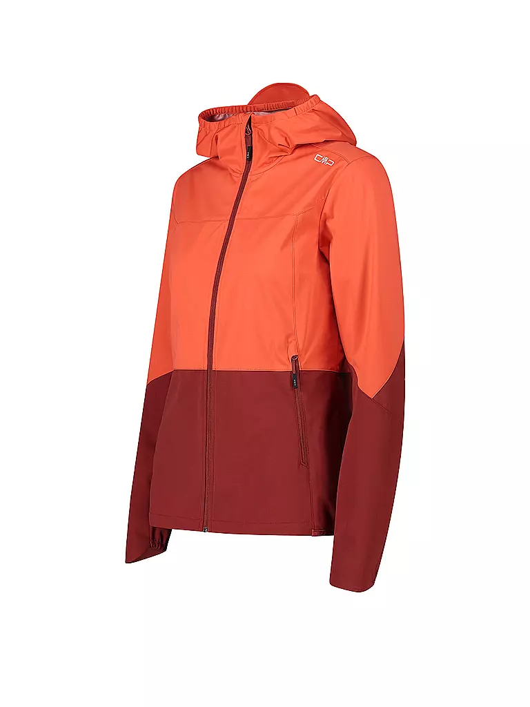 CMP | Damen Softshelljacke Extralight Hoodie | Coral