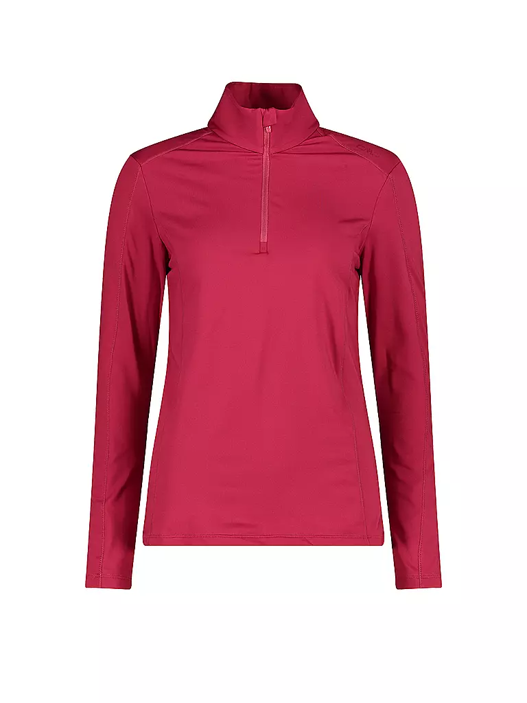 CMP | Damen Unterzieh Zipshirt Sweat Softtech | Rojo