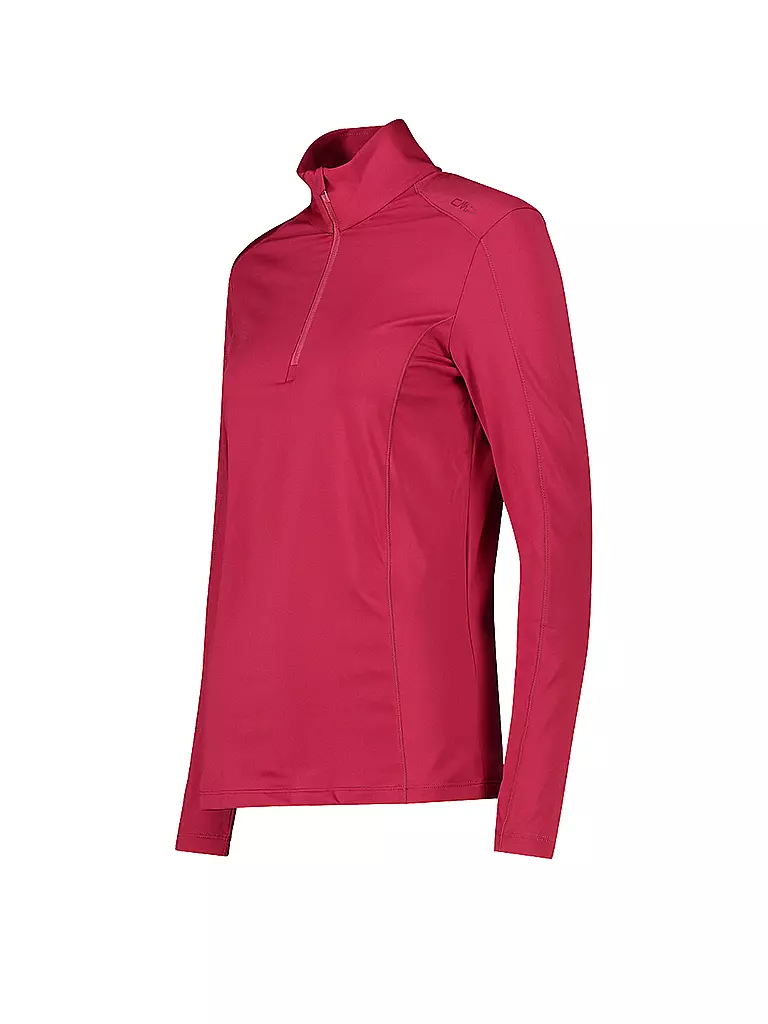 CMP | Damen Unterzieh Zipshirt Sweat Softtech | Rojo