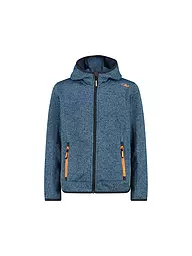 CMP | Kinder Fleecejacke Jacquard Knitted Hoodie | Petróleo