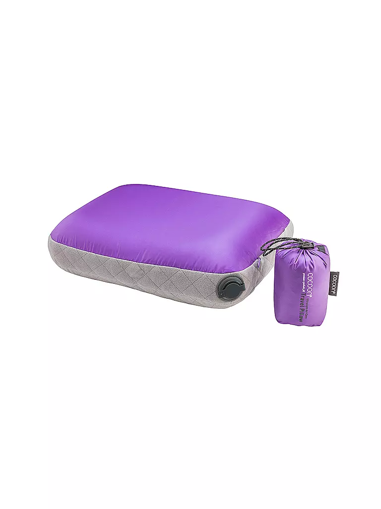 COCOON | Almohada de viaje Air-Core Pillow Ultralight L | Lila