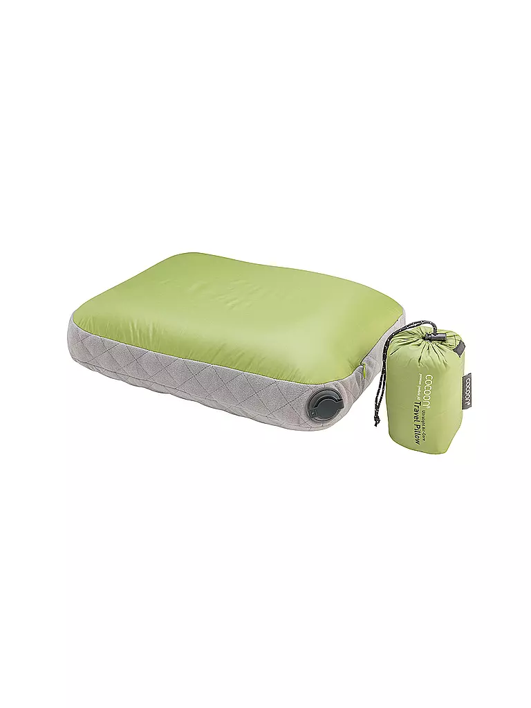 COCOON | Almohada de viaje Air-Core Pillow Ultralight M | Verde