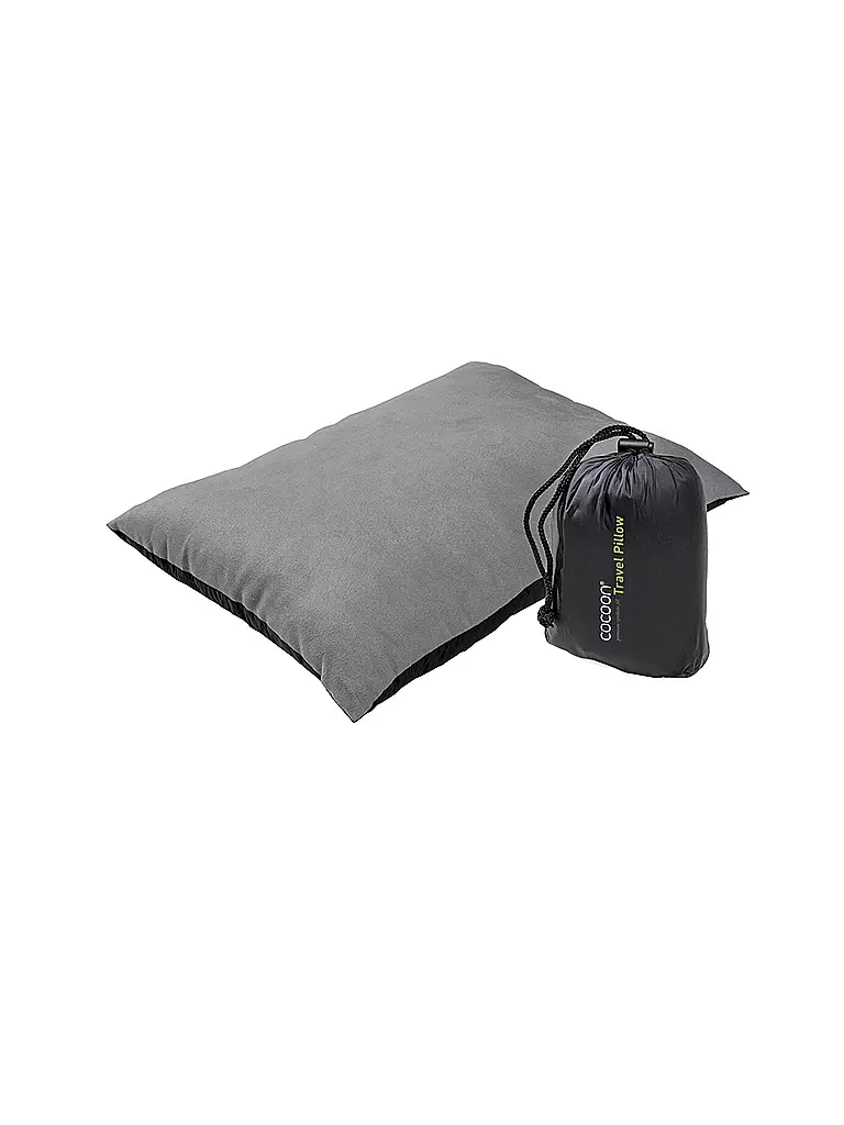 COCOON | Almohada de viaje Synthetic Pillow microfiber/nylon shell Gr.M | Gris