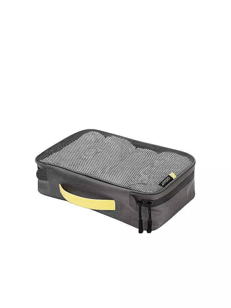 COCOON | Cubo de embalaje con parte superior de red laminada | Gris