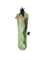 COCOON | Saco de dormir MummyLiner de algodón orgánico | Verde