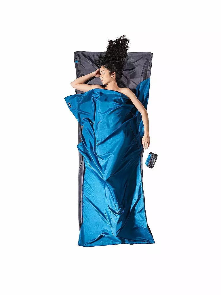 COCOON | Saco de dormir tipo funda Travelsheet Slik Insect 14,5x6,5cm 160g | Gris